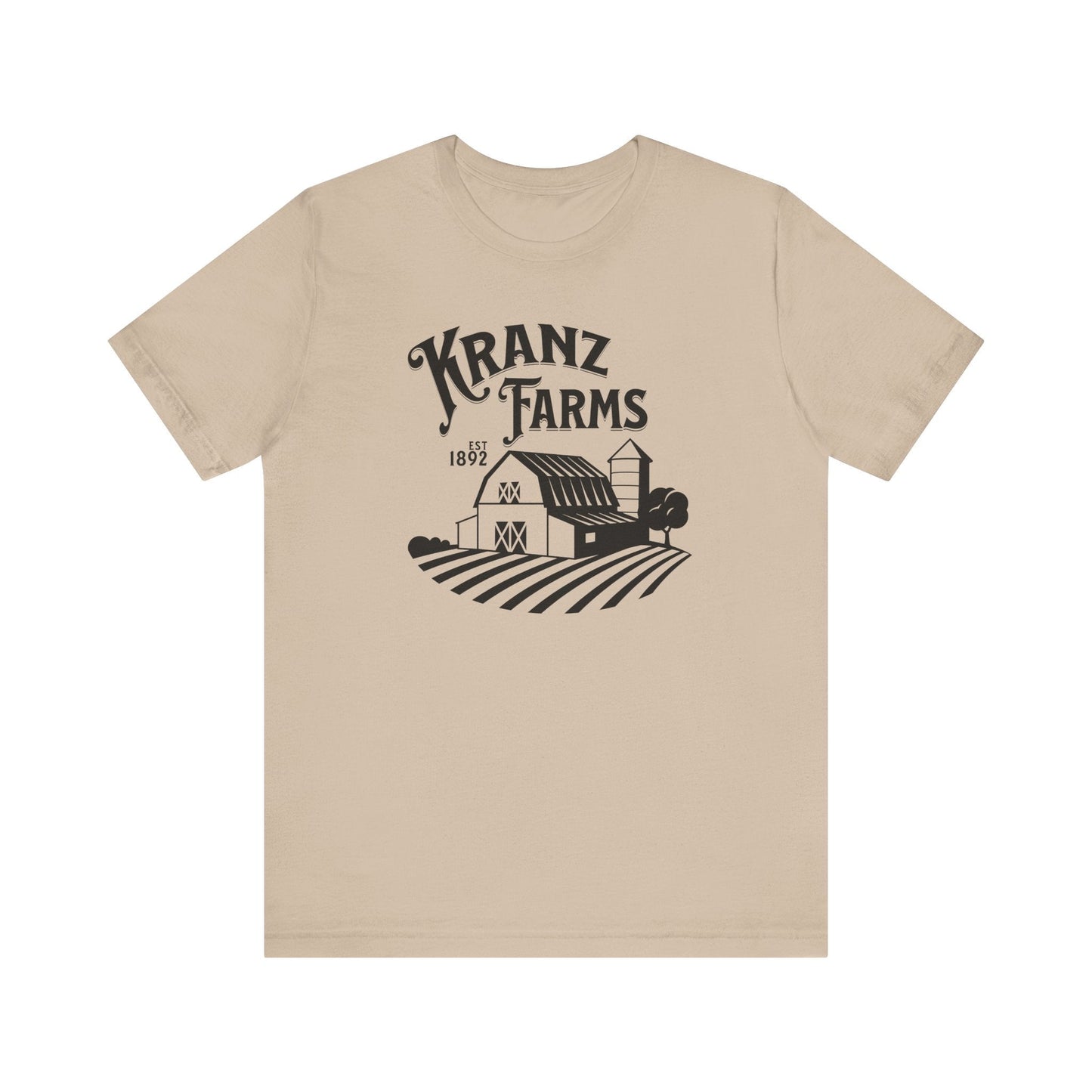 Personalized Vintage Farm Graphic T-Shirt – Custom Unisex Farming Tee, Perfect Gift for Farmers-Black writing Printify T-Shirt Nordic Seoul Designs LLC
