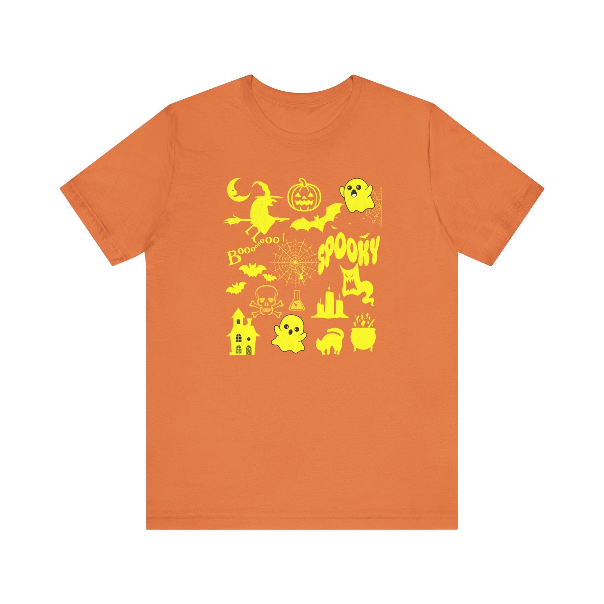 Halloween Collage Unisex T-Shirt, Spooky, Graphic Tee Printify T-Shirt Nordic Seoul Designs LLC