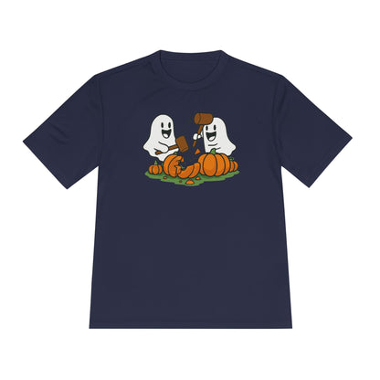 Moisture Wicking! Halloween Ghosts Smashing Pumpkins Unisex Tee Printify T-Shirt Nordic Seoul Designs LLC Nordic Seoul Designs LLC