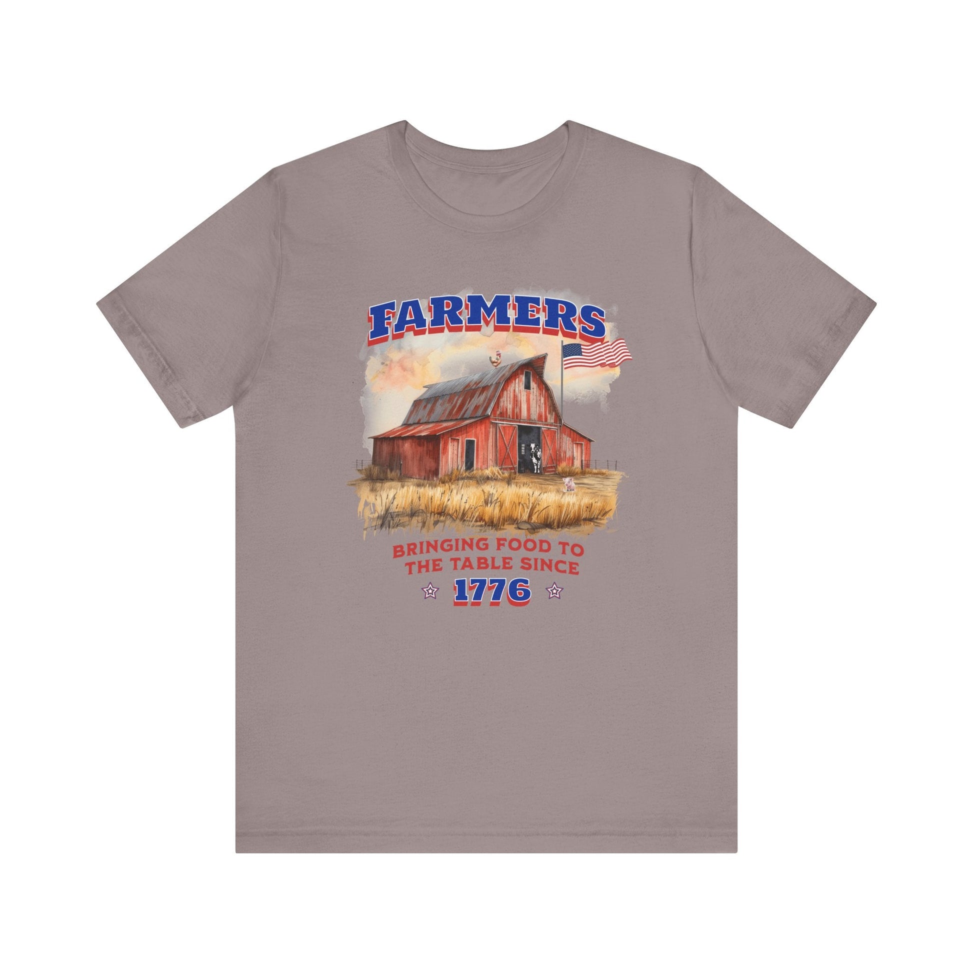 Farmers Bringing Food to Table Unisex T-Shirt, Farm life, Country Living Printify T-Shirt Nordic Seoul Designs LLC
