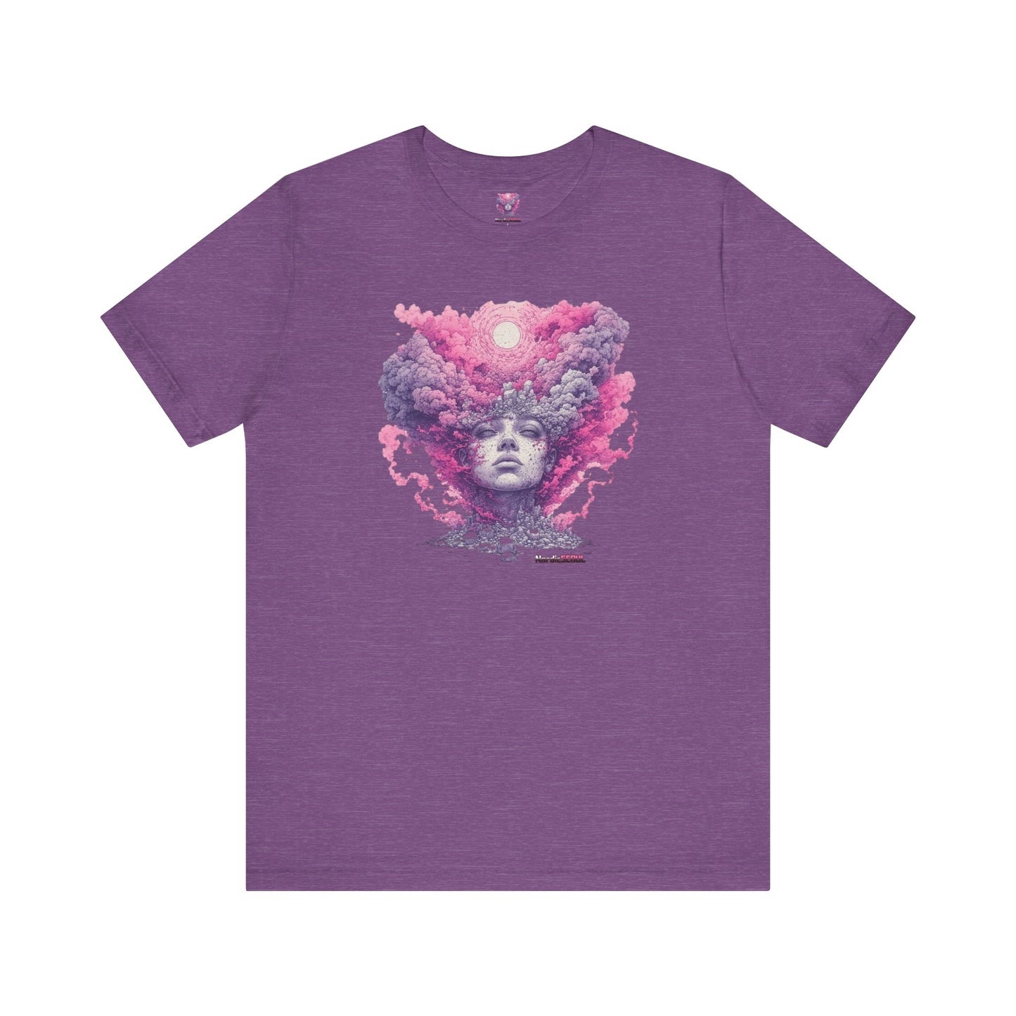 Dreamy Cosmic Graphic Tee - Unisex Tee, Festival Fashion, Bohemian Style, Unique Art Shirt, Gift for Space Lovers
