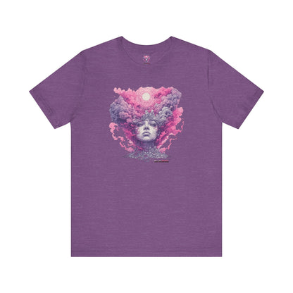 Dreamy Cosmic Graphic Tee - Unisex Tee, Festival Fashion, Bohemian Style, Unique Art Shirt, Gift for Space Lovers