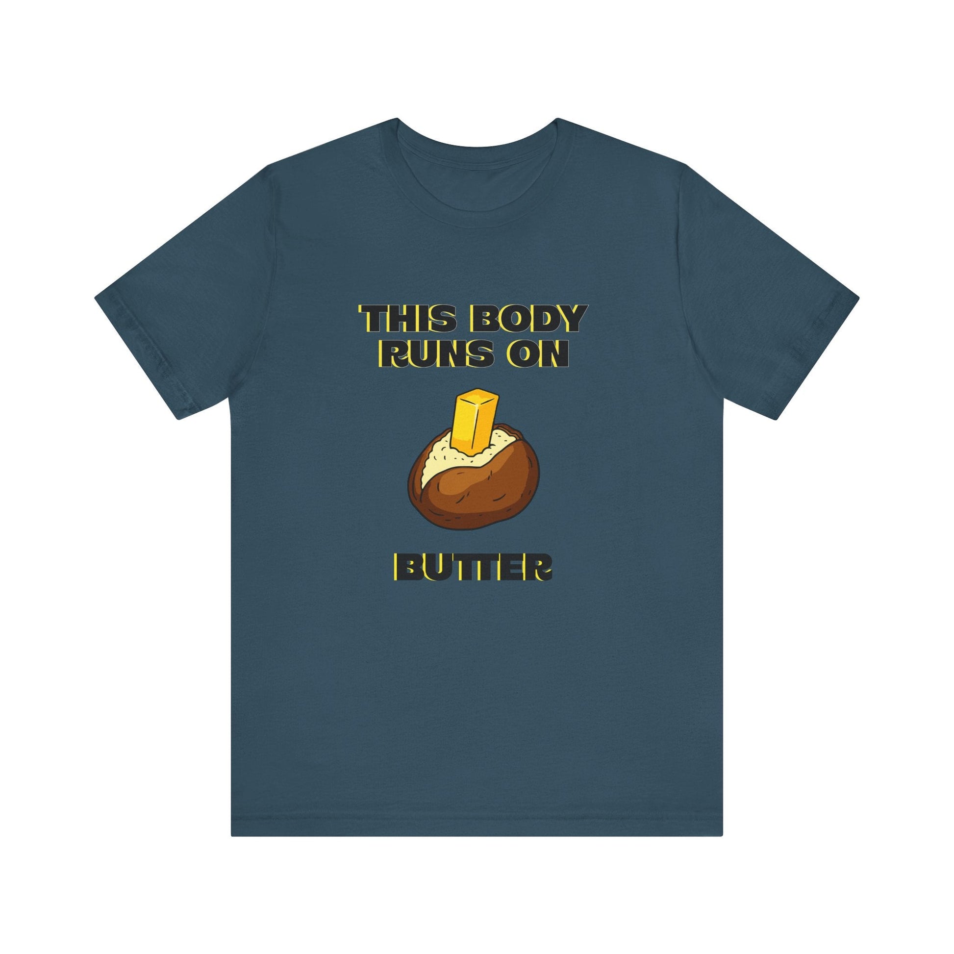 Butter Lover Tee - Unisex Shirt, Funny Foodie Gift Printify T-Shirt Nordic Seoul Designs LLC Nordic Seoul Designs LLC