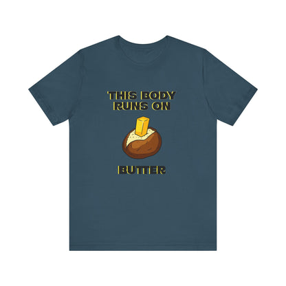 Butter Lover Tee - Unisex Shirt, Funny Foodie Gift Printify T-Shirt Nordic Seoul Designs LLC Nordic Seoul Designs LLC