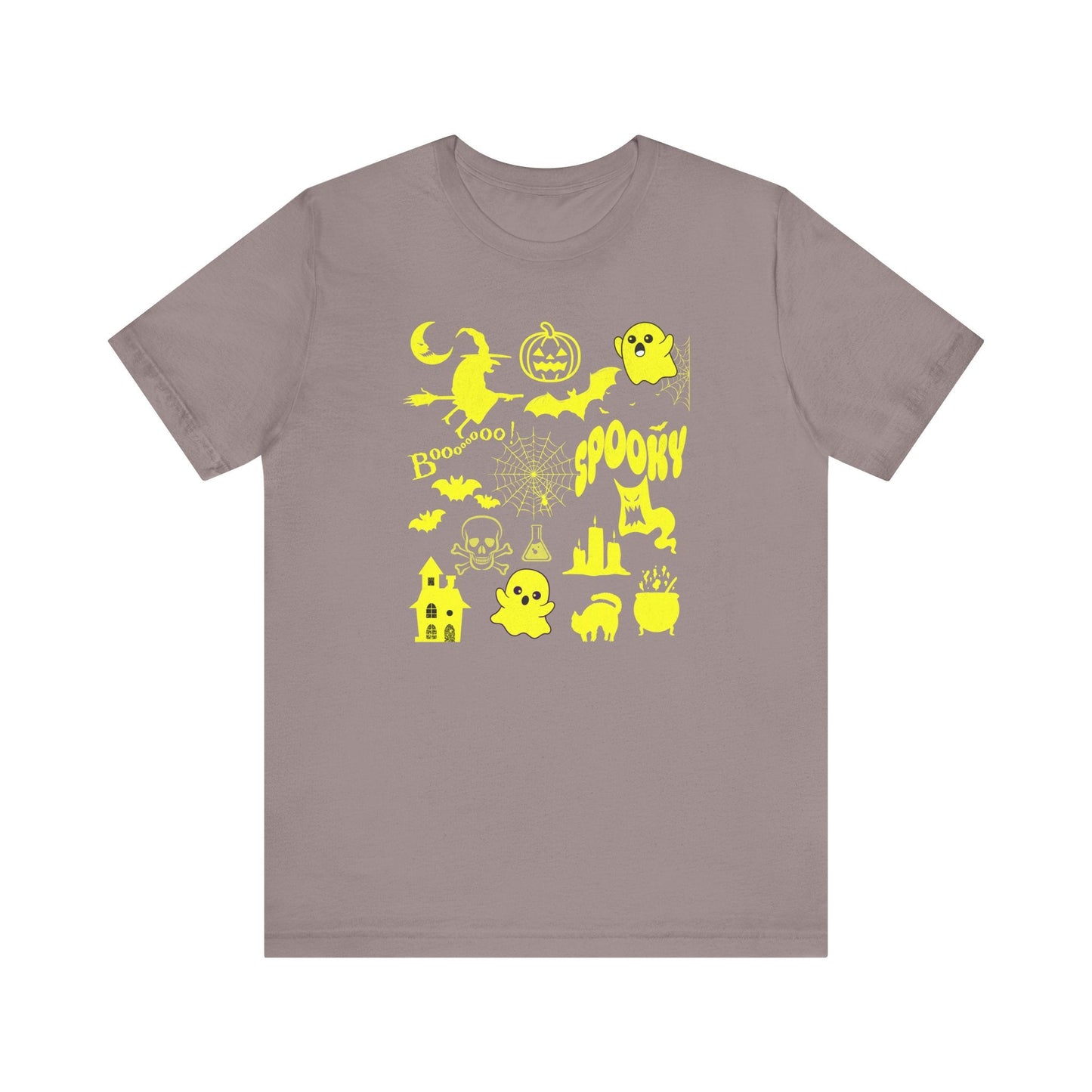 Halloween Collage Unisex T-Shirt, Spooky, Graphic Tee Printify T-Shirt Nordic Seoul Designs LLC