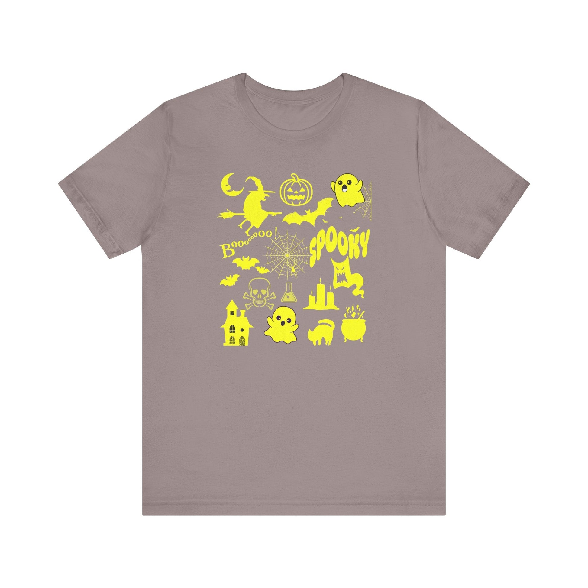 Halloween Collage Unisex T-Shirt, Spooky, Graphic Tee Printify T-Shirt Nordic Seoul Designs LLC